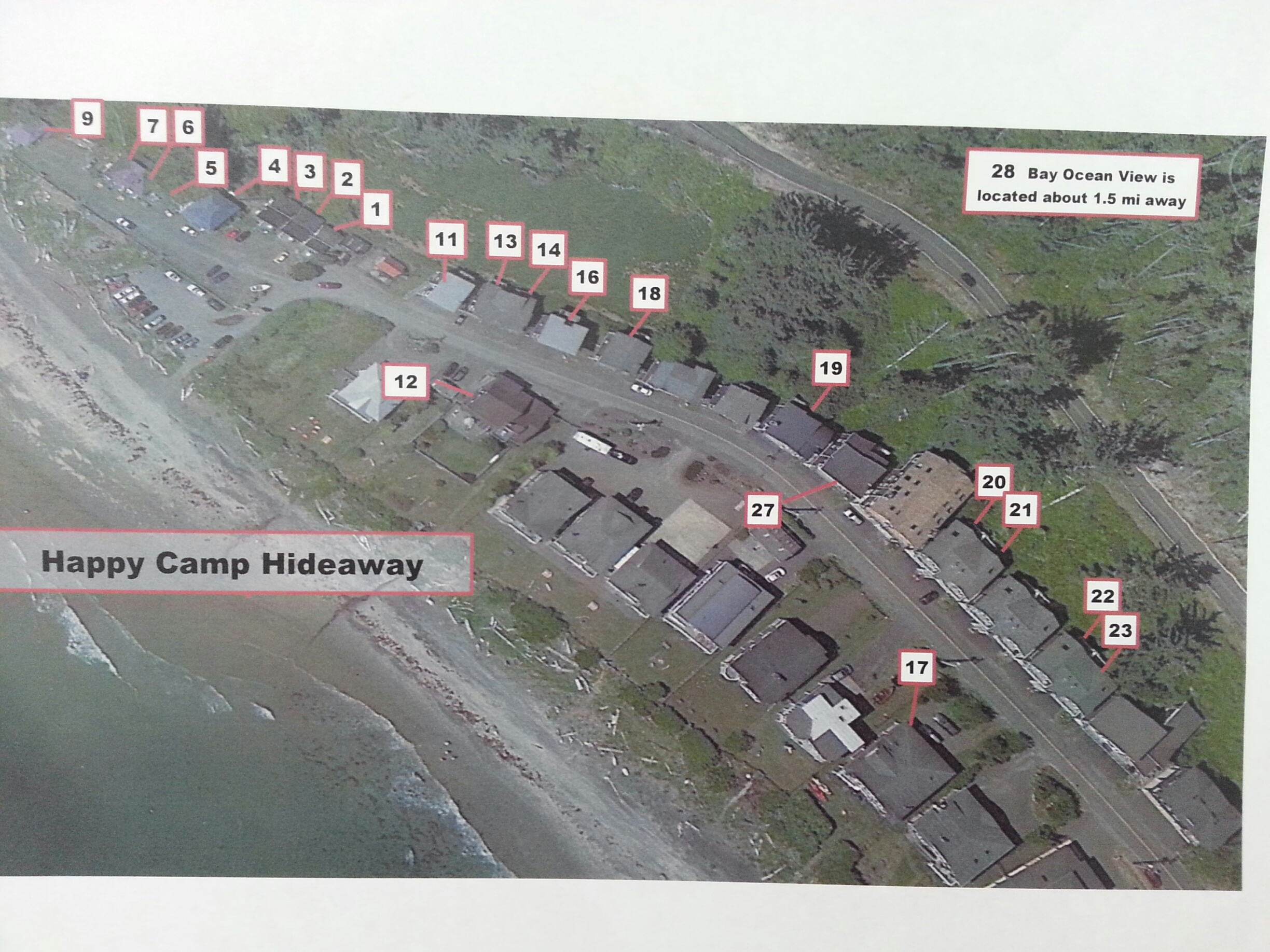 Rental Layout Map Oregon Coast Vacation Rentals In Netarts Bay